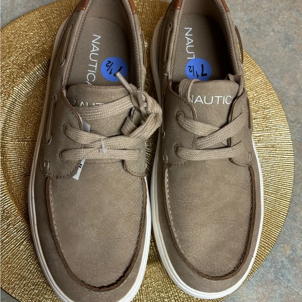 Nautica Ankar Mens comfort boating shoes sneakers
